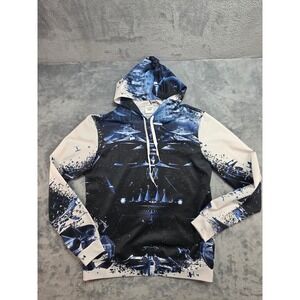 Zootop Bear Star Wars Darth Vader Galaxy All Over Print Hoodie Mens Small